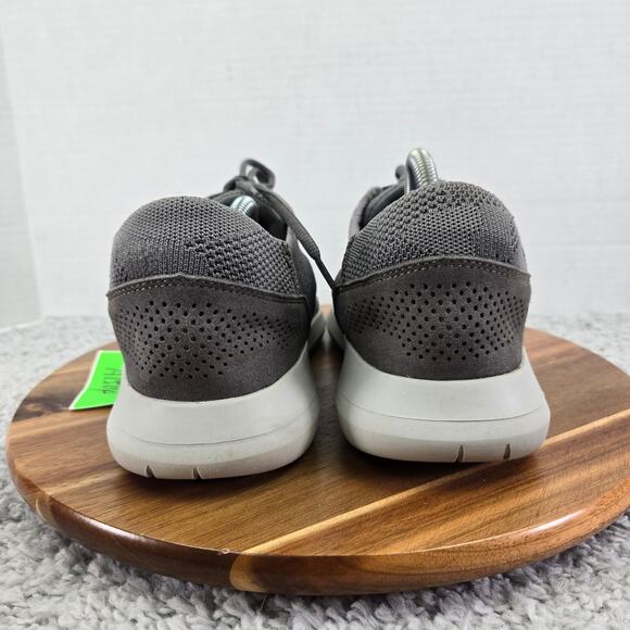 Kizik Madrid Eco-Knit Gray Hands-Free Comfort Casual Slip On Sneakers Mens 9.5 M - Picture 2 of 12